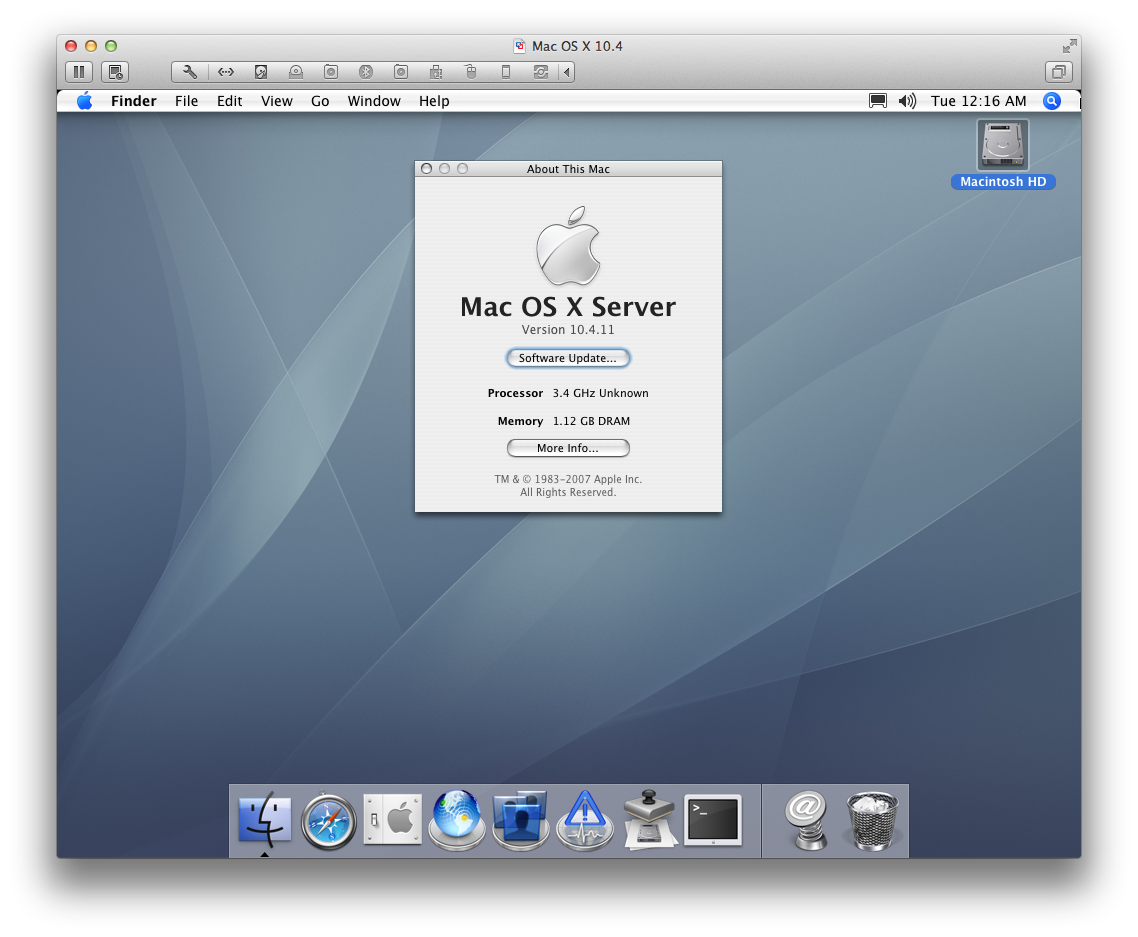 virtualbox pour mac os x 10.4.11